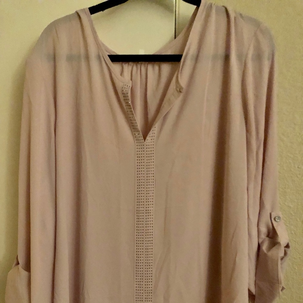 Maurice’s long sleeved, sheer dress shirt..XXL